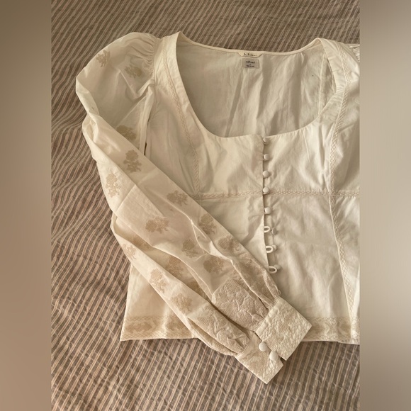 Aritzia Wilfred Palo Santo Blouse - Picture 2 of 13